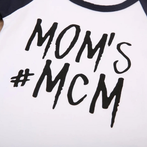 Brand New With Tags ☆ Toddler Boy Mom's #MCM Raglan - Picture 2 of 2